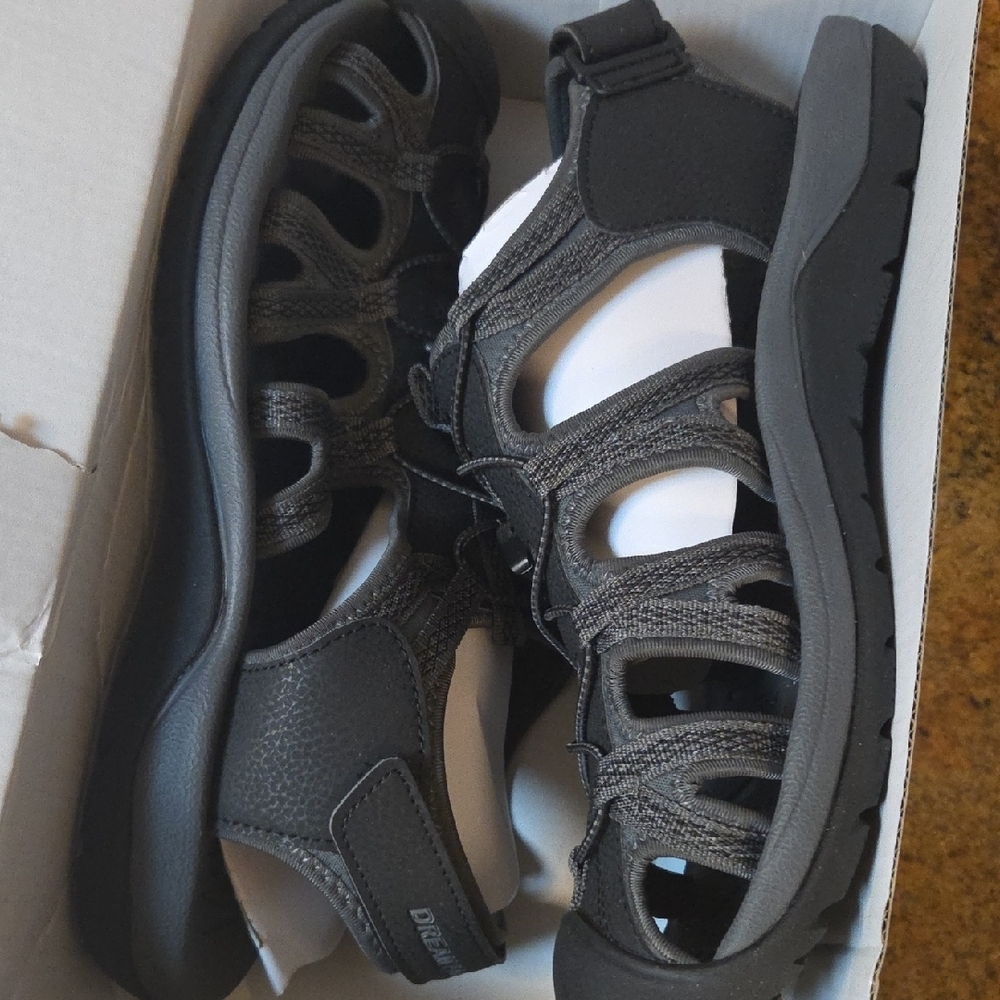 DREAM PAIRS Men's 160912-M-NEW Adventurous Summer Outdoor Sandals Size 13